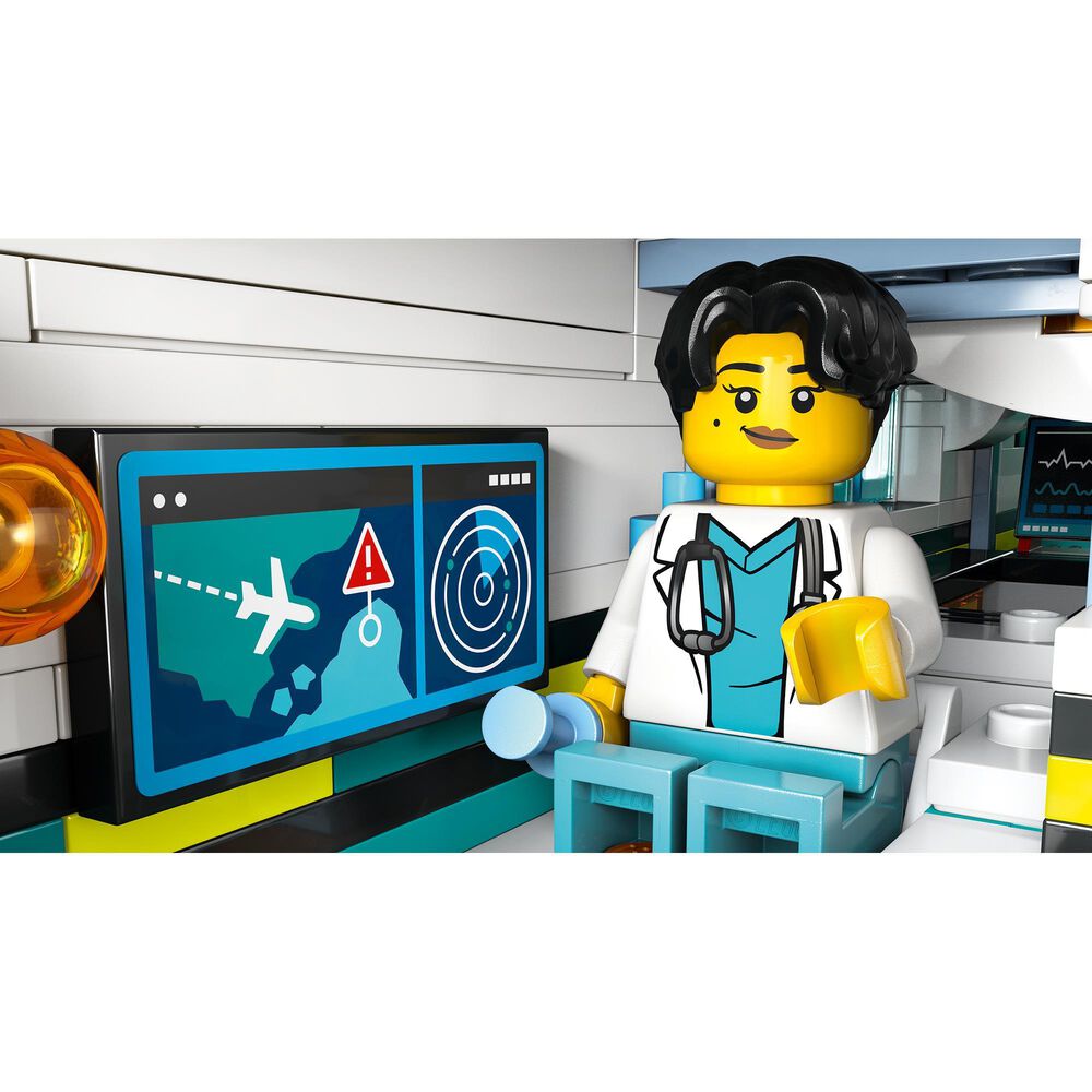 LEGO Emergency Air Ambulance Airplane Building Set, , large