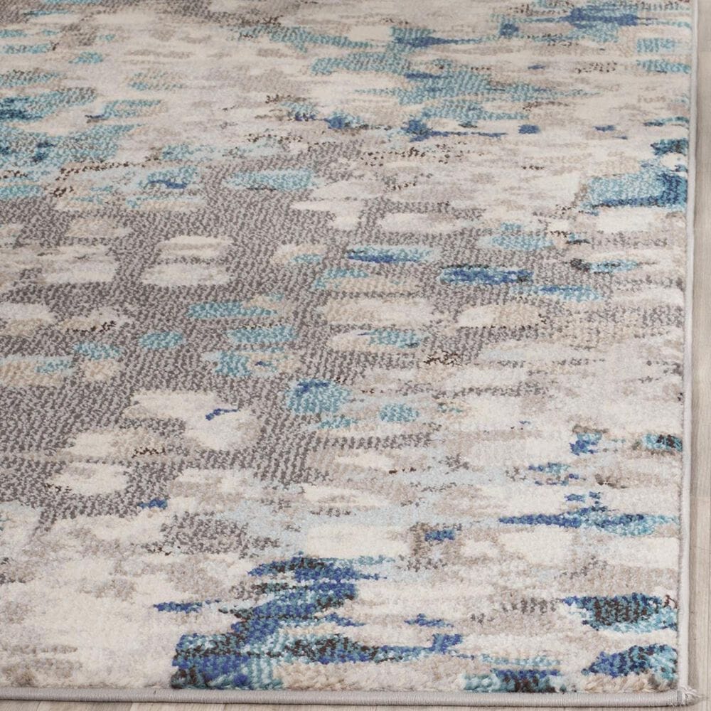 Safavieh Monaco MNC225E-5 5&#39;1&quot; x 7&#39;7&quot; Grey/Light Blue Area Rug, , large