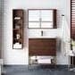 James Martin Vanities Mantova 31.5" Single Vanity Cabinet in Mid-Century Walnut and Champagne Brass, , large