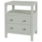 Butler Specialty Company Nora 2 Drawer Nightstand with Open Shelf in Sage Green, , large