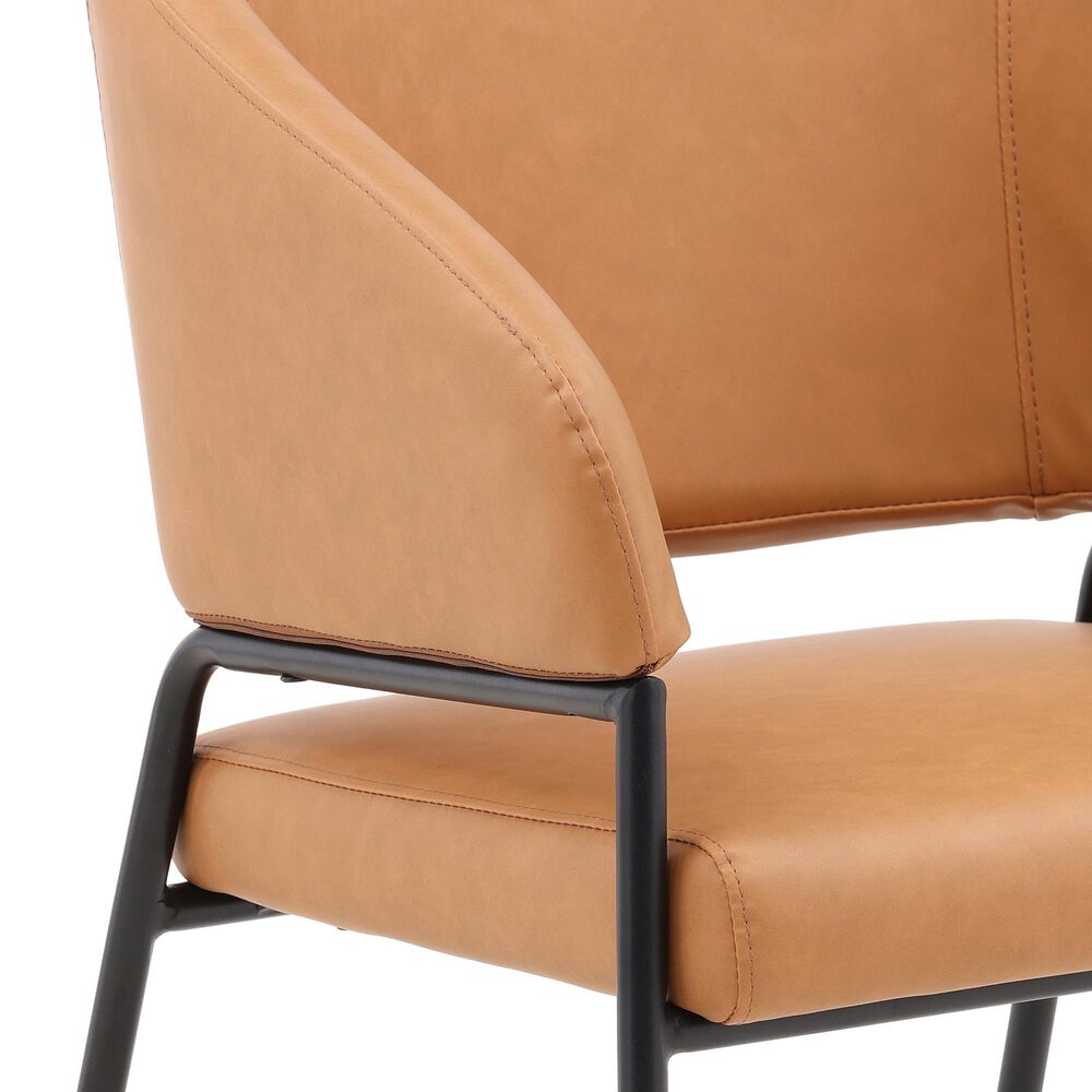 Blue Sun Designs Cathey Arm Chair in Matte Black, , large
