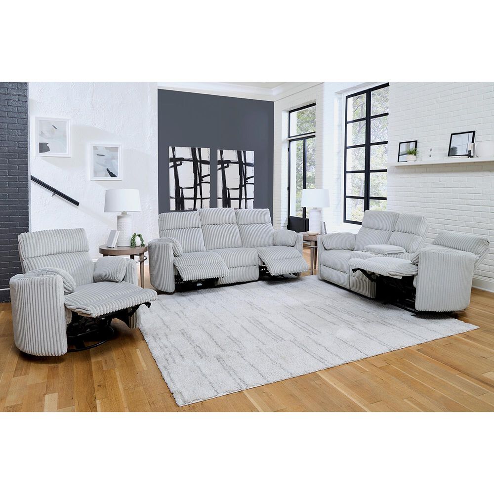 Simeon Collection Radius Power Swivel Glider Recliner in Mega Grey, , large