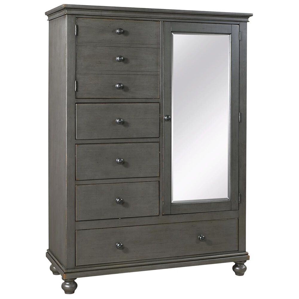 Riva Ridge Oxford 4 Drawer Wardrobe in Peppercorn, , large