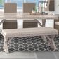 Ashley Beachcroft Bench in Beige, , large