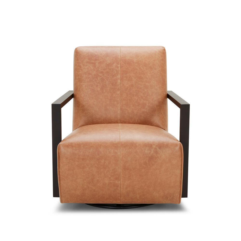 Interlochen Swivel Chair in Copley Brown, , large