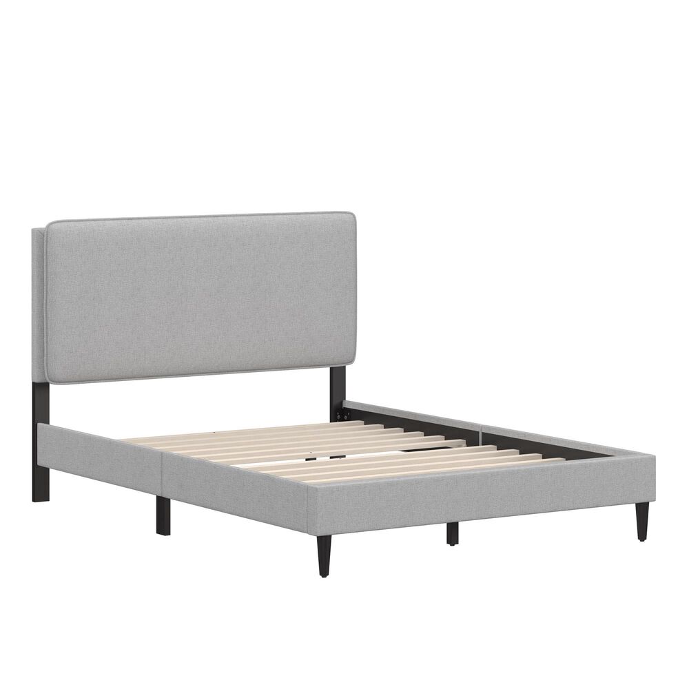 The Monday Company Full Upholstered Bed in Gray, , large