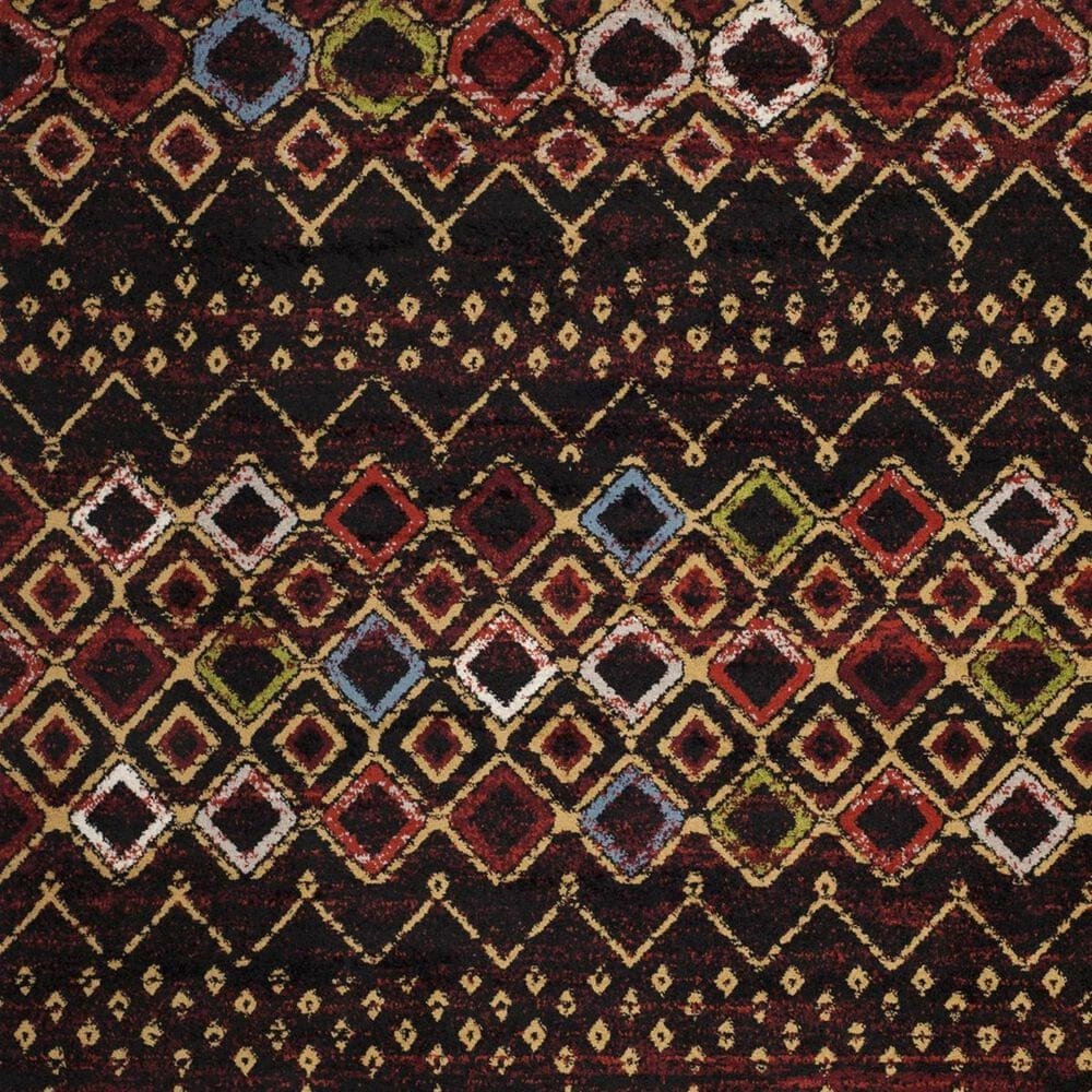Safavieh Amsterdam AMS108P-4 4&#39; x 6&#39; Black/Multi Area Rug, , large