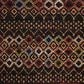 Safavieh Amsterdam AMS108P-4 4" x 6" Black/Multi Area Rug, , large
