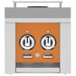 Hestan 12" Built-In Liquid Propane Double Side Burner in Citra Orange, , large