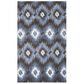 Safavieh Retro RET2143-2865 5" x 8" Dark Brown and Blue Area Rug, , large