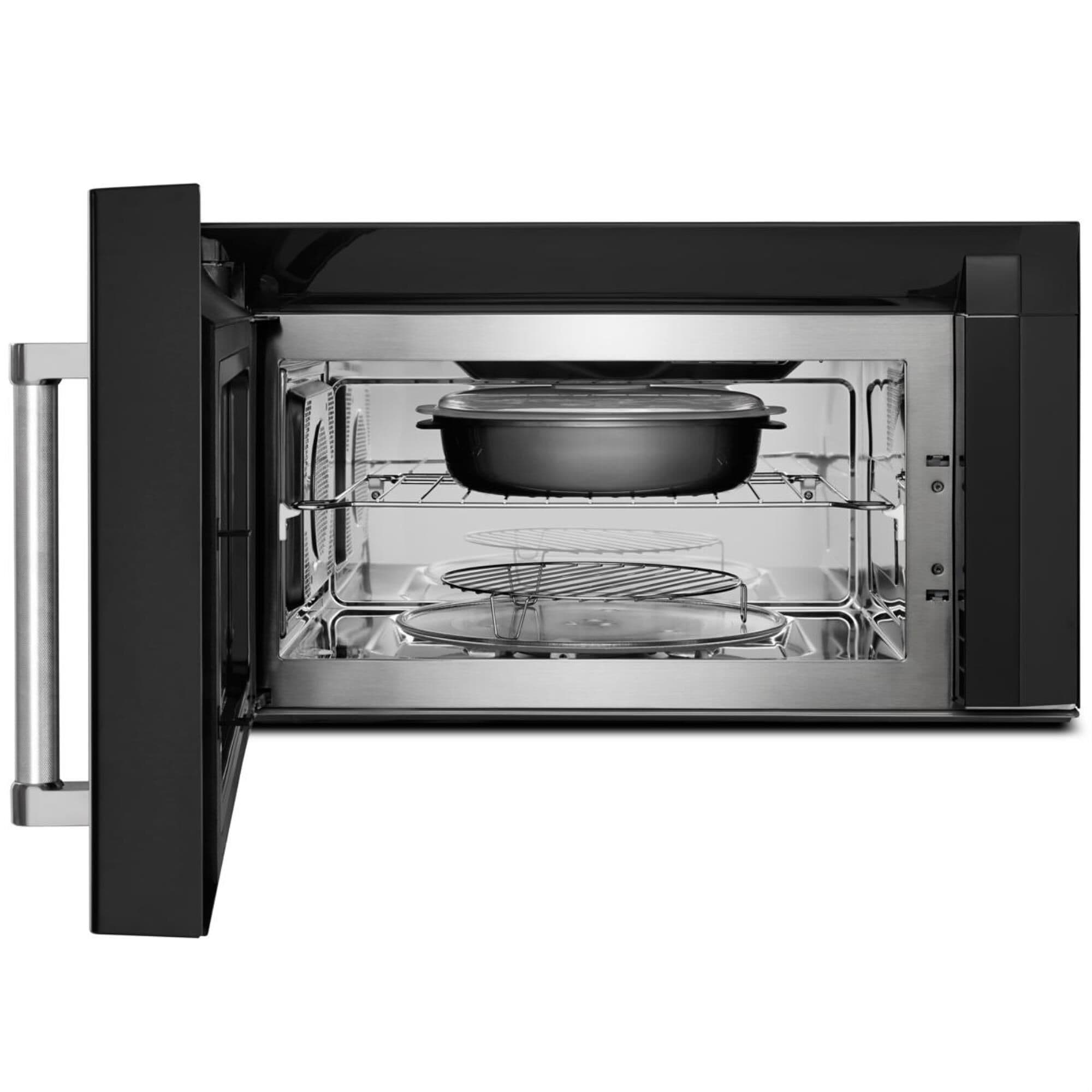 kitchenaid black microwave