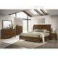 New Heritage Ballard 5 Piece Wood King Panel Bedroom Set in Walnut, , large