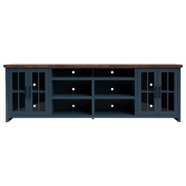 Endress International Nantucket 97" Super Console in Blue Denim and Whiskey, , large