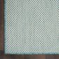 Nourison Courtyard Ivory and Aqua 8" x 10" Indoor/Outdoor Area Rug, , large