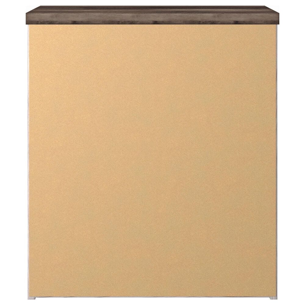 Ashley Gerridan 2 Drawers Nightstand in White and Gray, , large