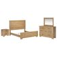 Ashley Galliden 4-Piece King Bedroom Set in Light Brown, , large