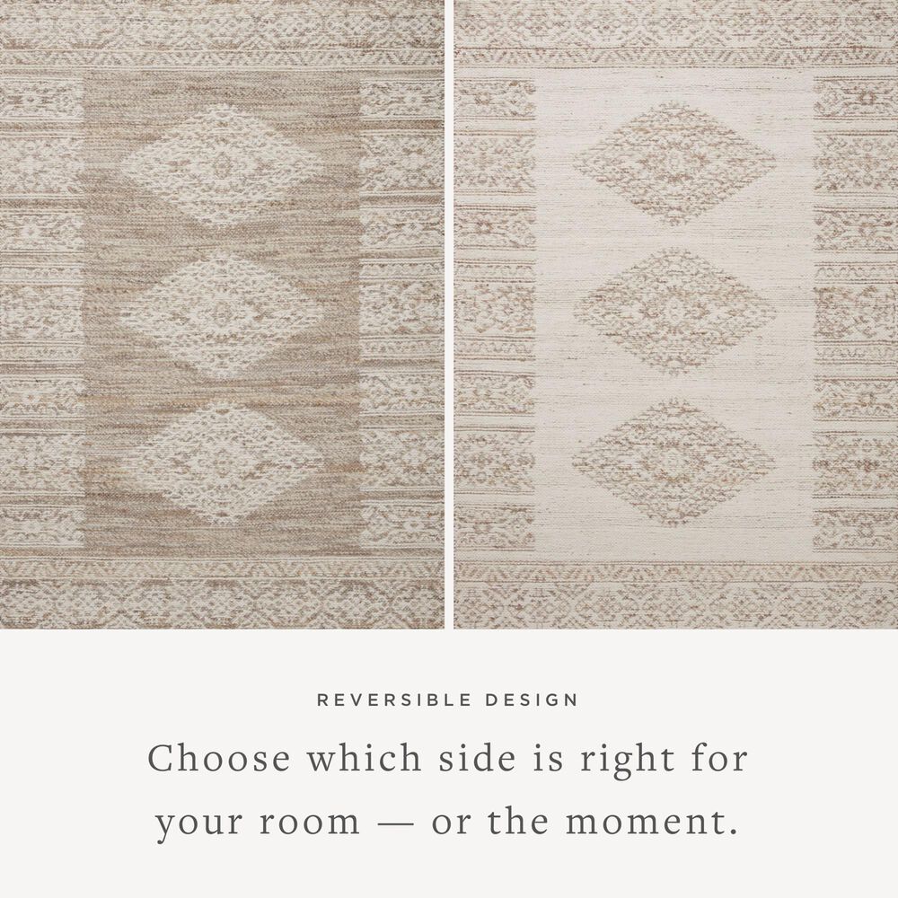 Angela Rose Rivers 2&#39;3&quot; x 3&#39;9&quot; Lilac and Ivory Area Rug, , large