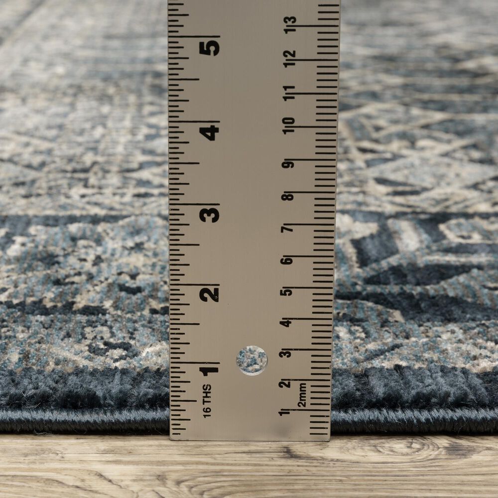 Oriental Weavers Capella Blue and Ivory 7&#39;10&quot; x 10&#39;10&quot; Area Rug, , large