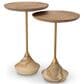 Eichholtz Puglia Side Table in Onyx and Brushed Brass (Set of 2), , large