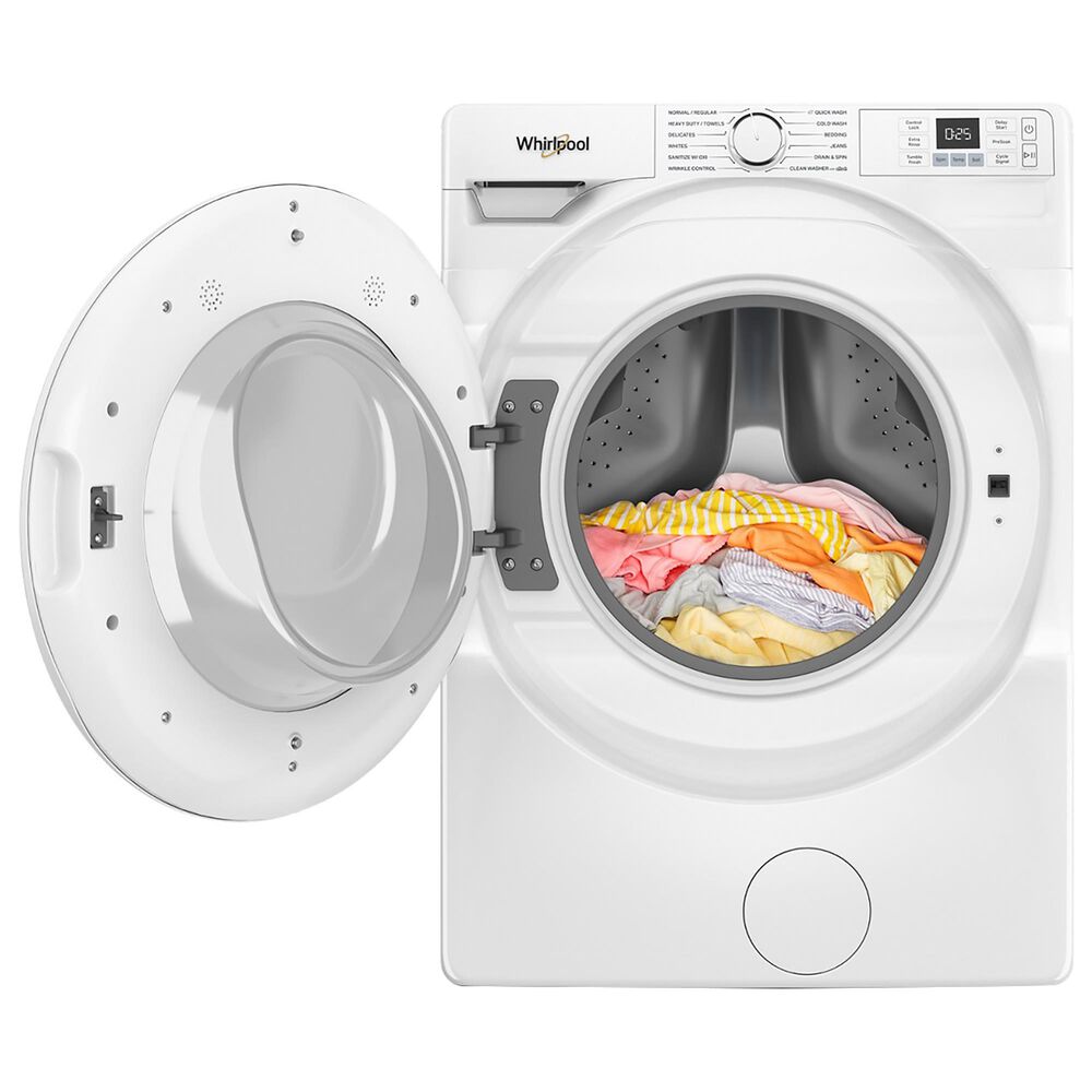 Whirlpool 4.5 Cu. Ft. Front Load Washer with Tumble Fresh Option in White, , large