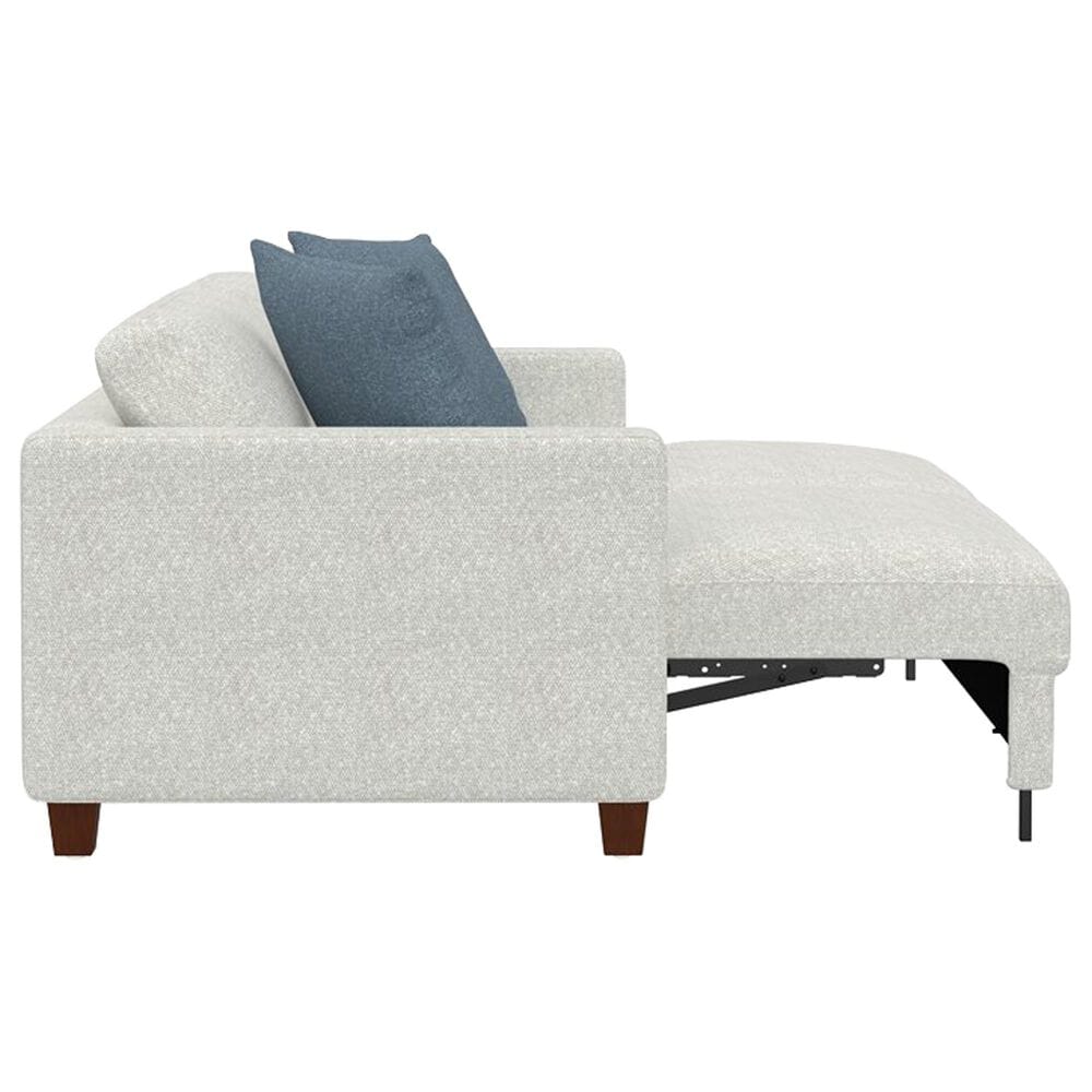 Emerald Home Furnishings Bianca Stationary Sleeper Sofa in Snowdrift, , large