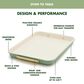 Green Pan Reserve Bakeware 7-Piece Baking Set in Sage, , large