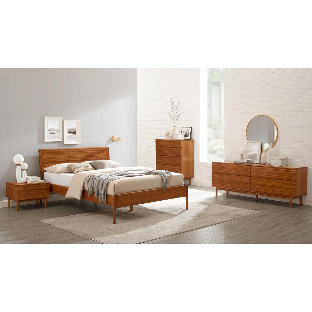 Natural Bamboo Furnishings 4 Drawer Double Dresser, , large