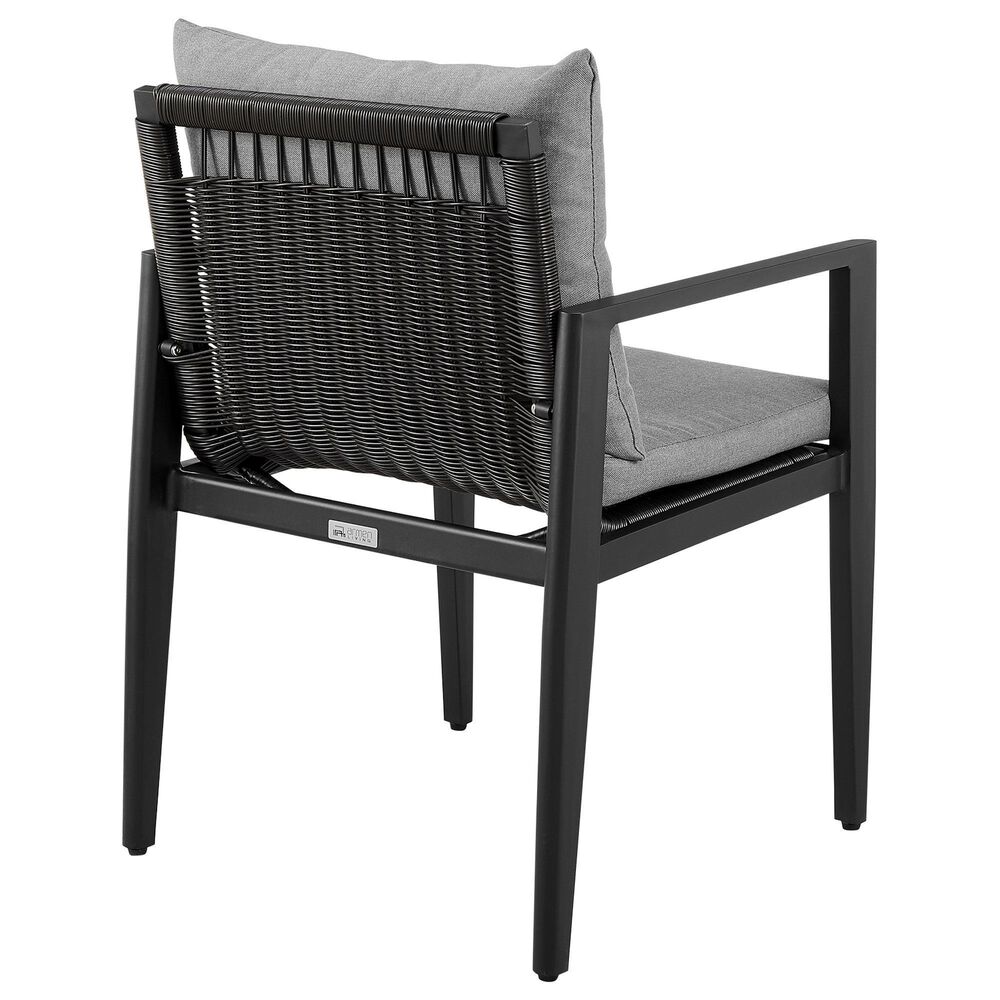 Blue River Grand 7-Piece Patio Dining Table Set in Black, , large
