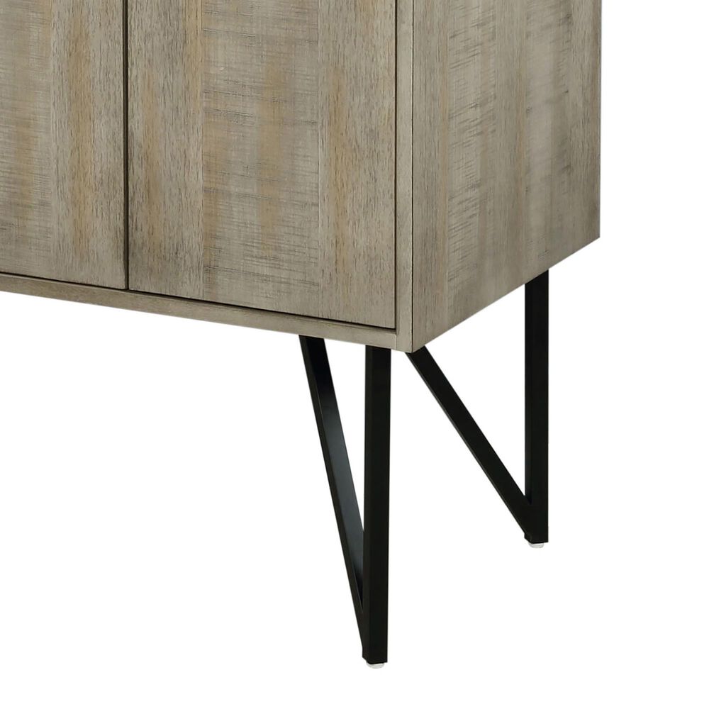 Lexora Home Lancy 60&quot; Double Bathroom Vanity in Rustic Acacia with 2 cm White Quartz Top and Rectangular Sinks, , large