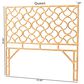 Baxton Studio Kalcya Queen Standalone Headboard in Light Honey, , large
