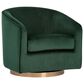 37B Hazel Swivel Lounge Chair in Deep Green Sky Velvet, , large
