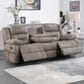 Steve Silver Abilene Manual Reclining Sofa with Drop-Down Console in Tan, , large