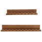 Maple and Jade Handmade Wavy Room Wall Shelf in Brown (Set of 2), , large