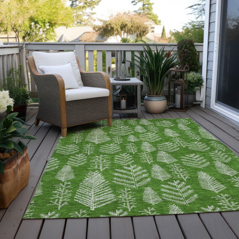 Dalyn Rug Company Wonderland WN21 3&#39; x 5&#39; Green Indoor/Outdoor Area Rug, , large
