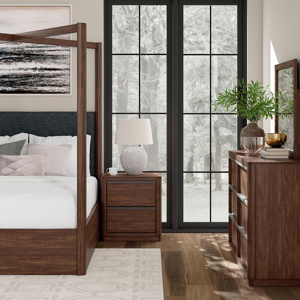 Millenium Dilenno 6 Ball Bearing Smooth Gliding Drawer Dresser in Dark Brown, , large