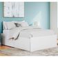 Ashley Onita Full Platform Bed with No Headboard and 2 Side Storage in White, , large
