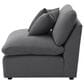 Coaster Hobson Accent Armless Chair in Charcoal, , large