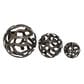 Maple and Jade 3-Piece Geometric Decorative Sculpture Set in Brass, , large