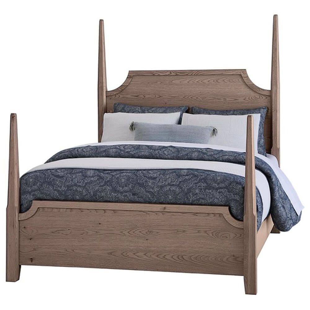 Viceray Collections Tide and Timber 5 Piece Twin Poster Bedroom Set in Grey Oak, , large
