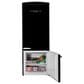 Unique Appliances Classic Retro 17 Cu. Ft Bottom Mount Refrigerator in Midnight Black, , large