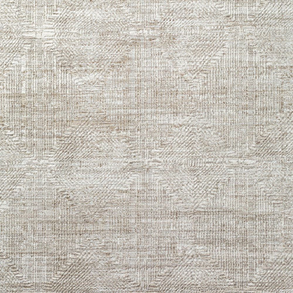 Surya Masterpiece Light Gray, Cream and Medium Gray 2&#39;7&quot; x 10&#39; Runner, , large
