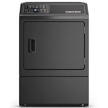 Speed Queen 7.0 Cu. Ft. Front Load Gas Dryer with Steam in Matte Black, , large