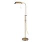 Cal Lighting Pharmacy Floor Lamp with Adjustable Pole in Antique Brass, , large
