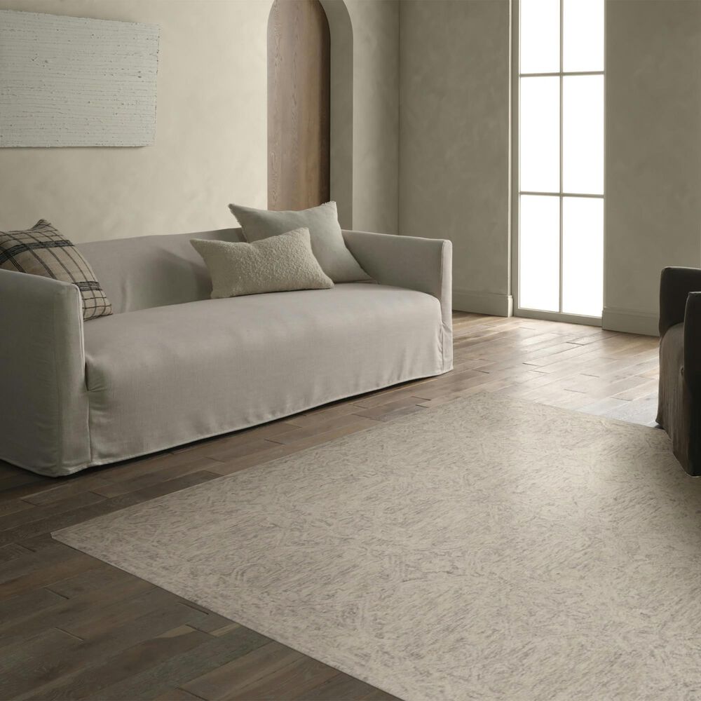 Jaipur Province Corian White and Gray 5' x 8' Area Rug, , large