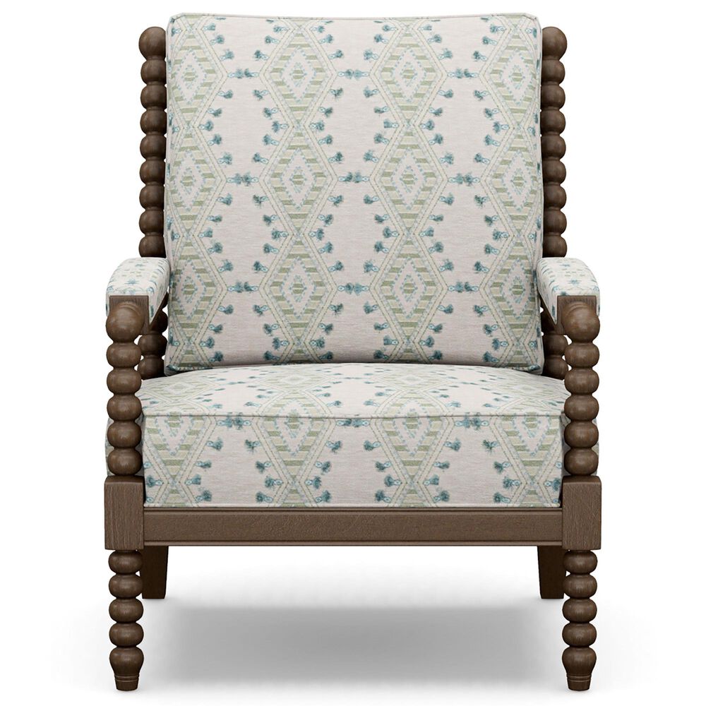Lexington Furniture Ocean Breeze Maarten Accent Chair in Tan, Teal and Green, , large