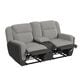 Mayberry Hill Hornet Manual Reclining Loveseat in Grey, , large