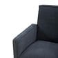 Interlochen Arm Chair with Casters in Selene Indigo, , large