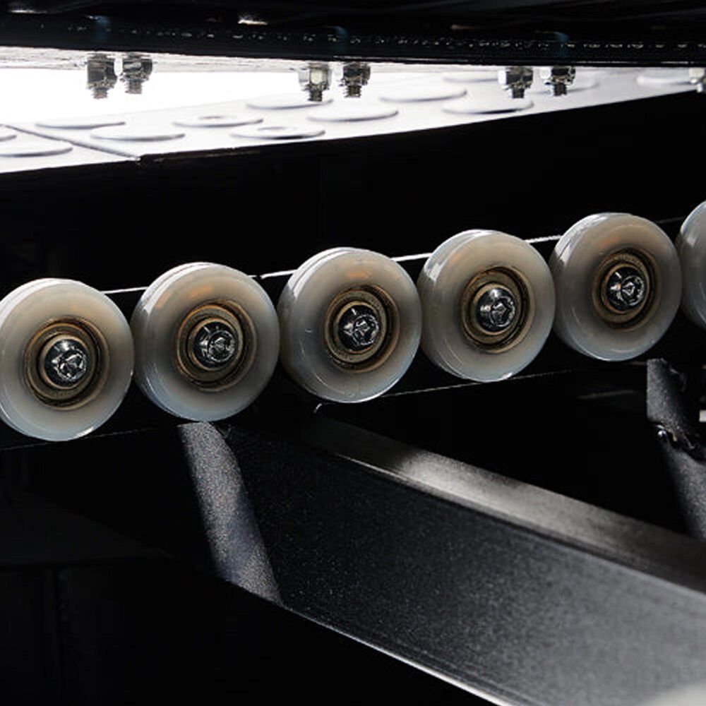 Sunny Health &amp; Fitness Smart Ultra Manual Folding Treadmill in Black and Red, , large