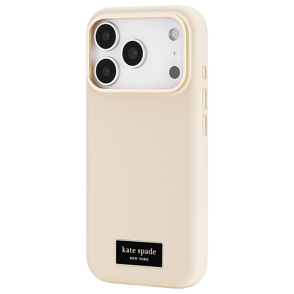 Kate Spade Silicone MagSafe Case for Apple iPhone 17 Pro in Icon Perfect Beige, , large