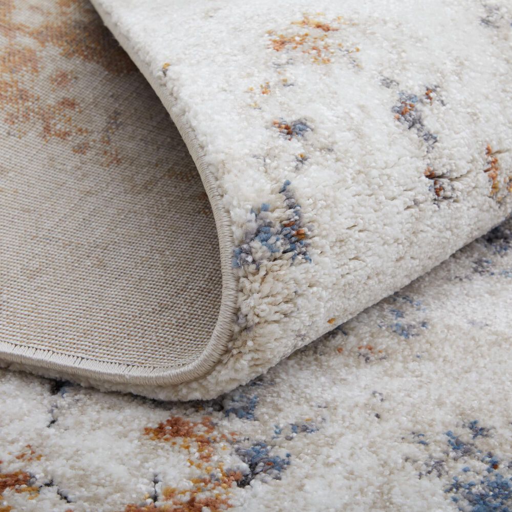 Feizy Gilmore 8&#39; x 10&#39; Ivory and Rust Area Rug, , large
